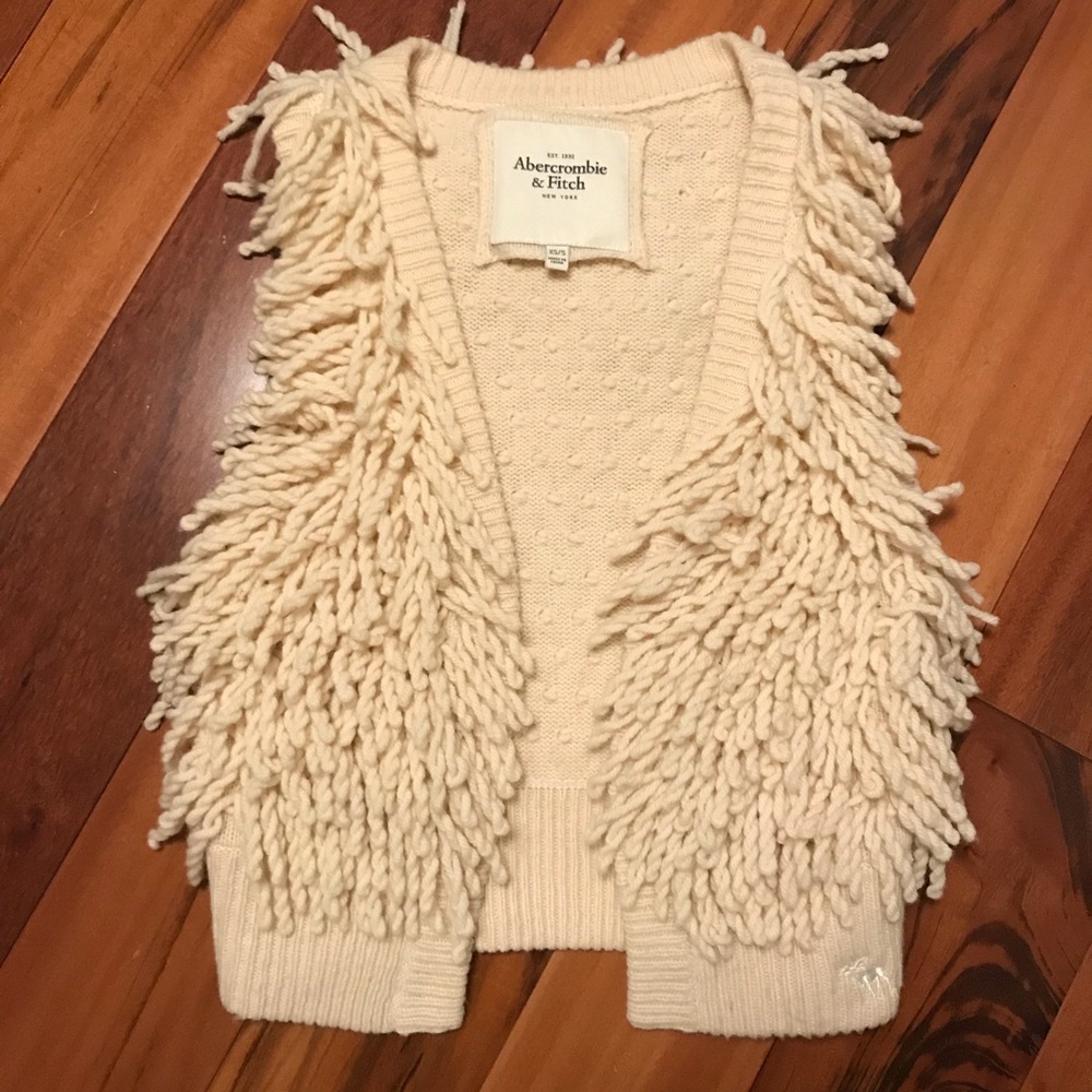 Abercrombie & Fitch Shaggy Wool Vest